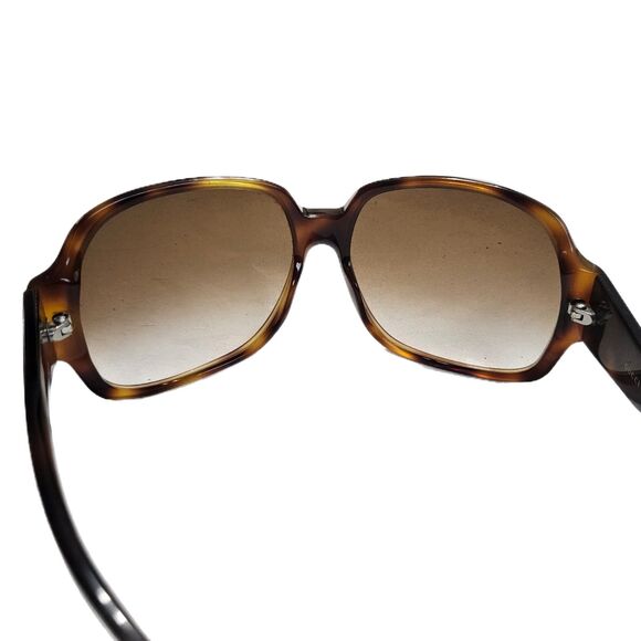 Gucci Oversized Tortoiseshell Sunglasses Brown Gradient Logo + Case GG 2948/S main image 5